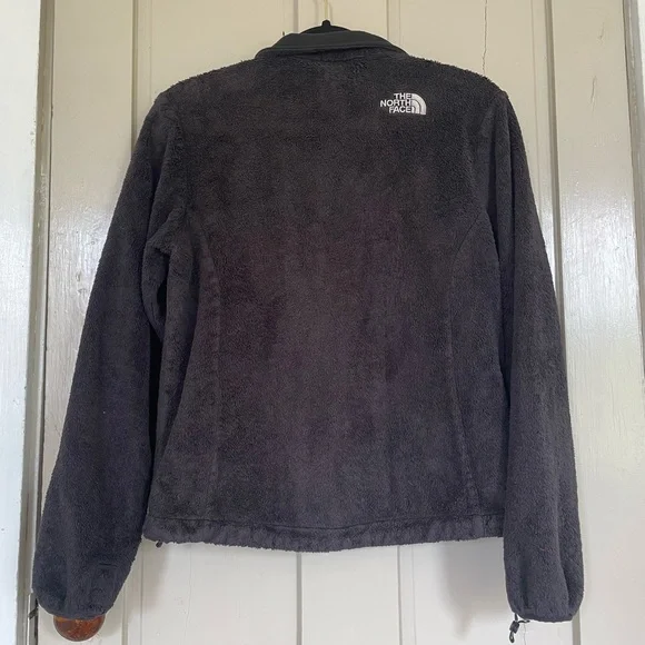 The North Face Black Teddy Jacket Cozy Fleece Stand-Up Collar Zip Up NWOT Active - Picture 14 of 14